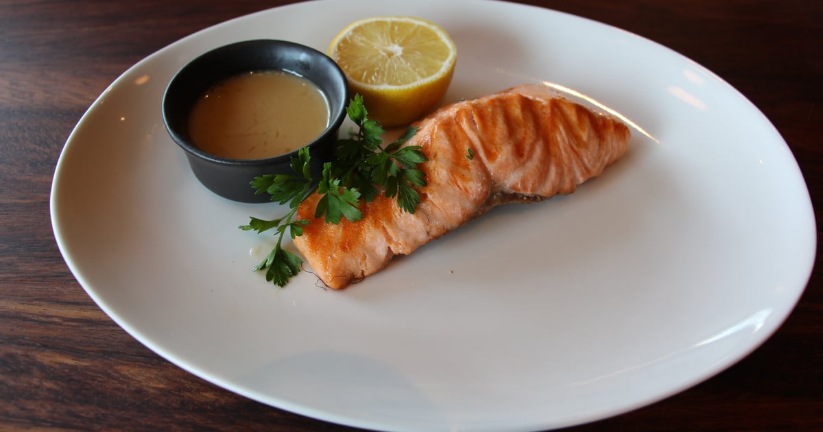 Scottish Salmon Dinner Menu OLD BREA CHOP HOUSE Restaurant in