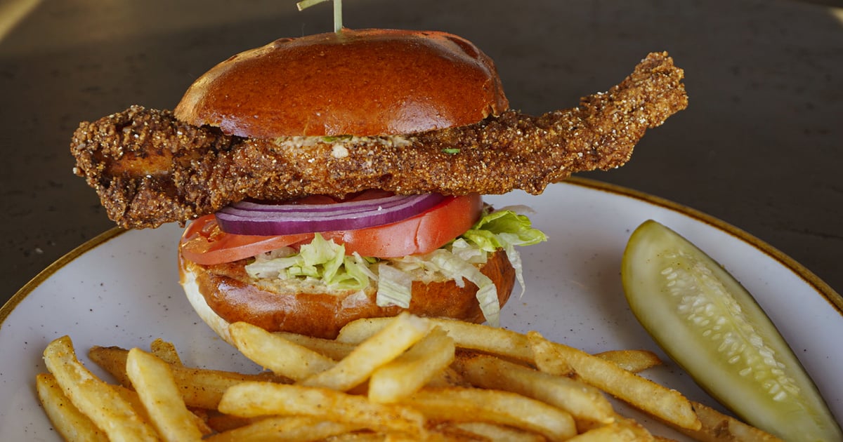 Fried Cajun Catfish Sandwich Lunch & Dinner True Southern Hospitality