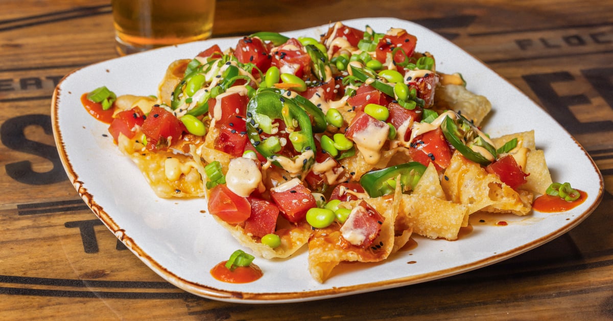 Poke Nachos - Main Menu - Septembers Taproom and Eatery - Bar & Grill in CA