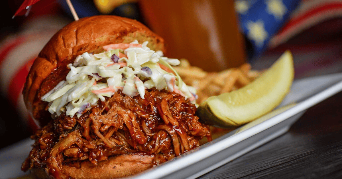 Applewood Smoked & Slow Roasted BBQ Pulled Pork Food Menu World