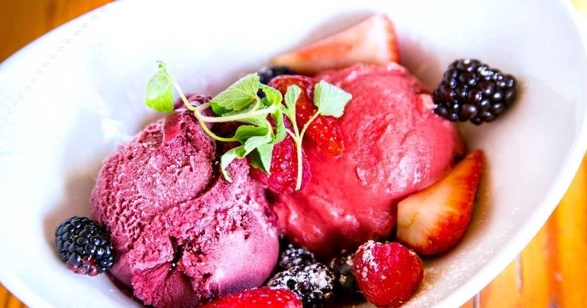 Seasonal Sorbet Selection - SEASONAL MENU - Ironwood - American Restaurant in Laguna Hills, CA