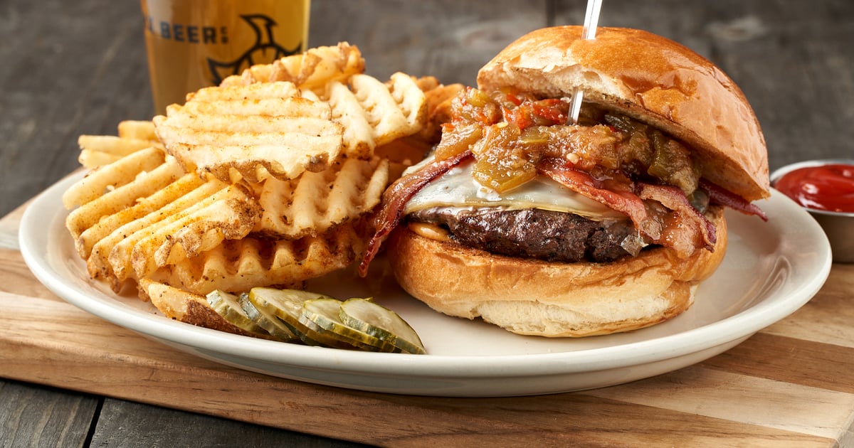 Pepper Jam Burger Dine In Menu PHX Beer Co. Brewery in AZ