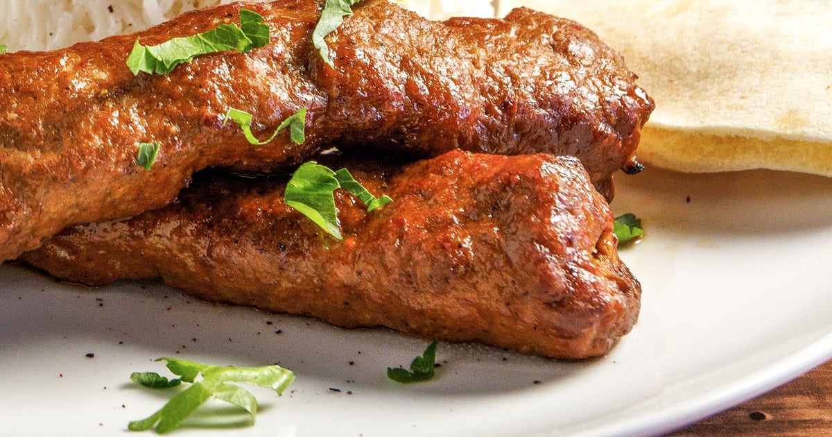 Beef Lula Kebab Wrap Main Menu Lusy's Mediterranean Cafe & Grill