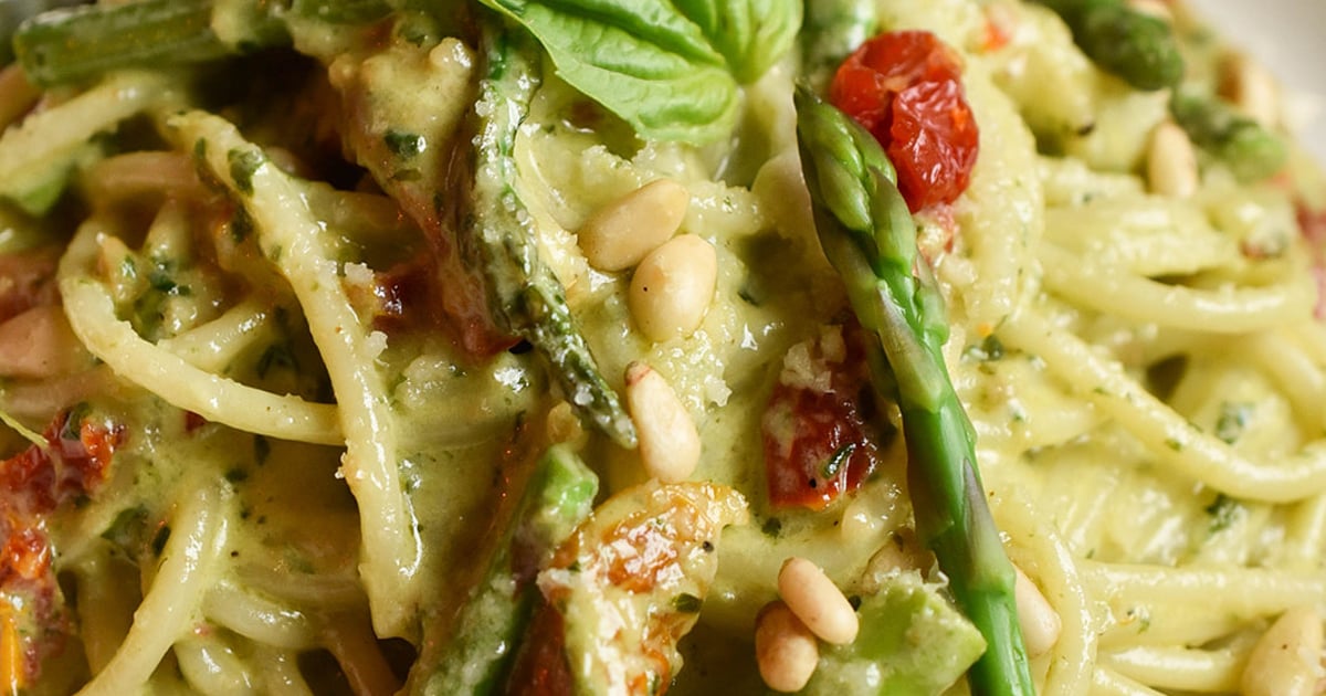 Linguine al Pesto Reopening Menu Mamma Silvia's Italian Kitchen