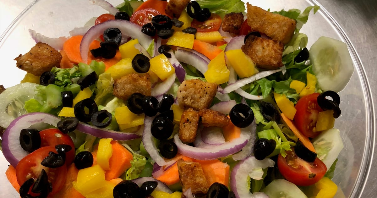 Fresh Garden Salad Catering Cove Cafe Restaurant in Gloucester, MA