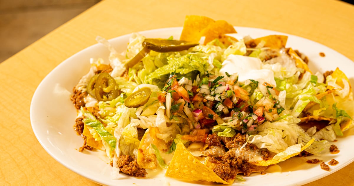 Create Your Own Nachos Menu Hacienda El Rey Mexican Restaurant