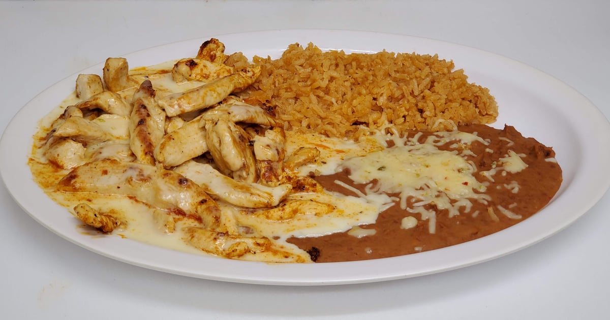 Chimichanga de pollo y queso - Fácil