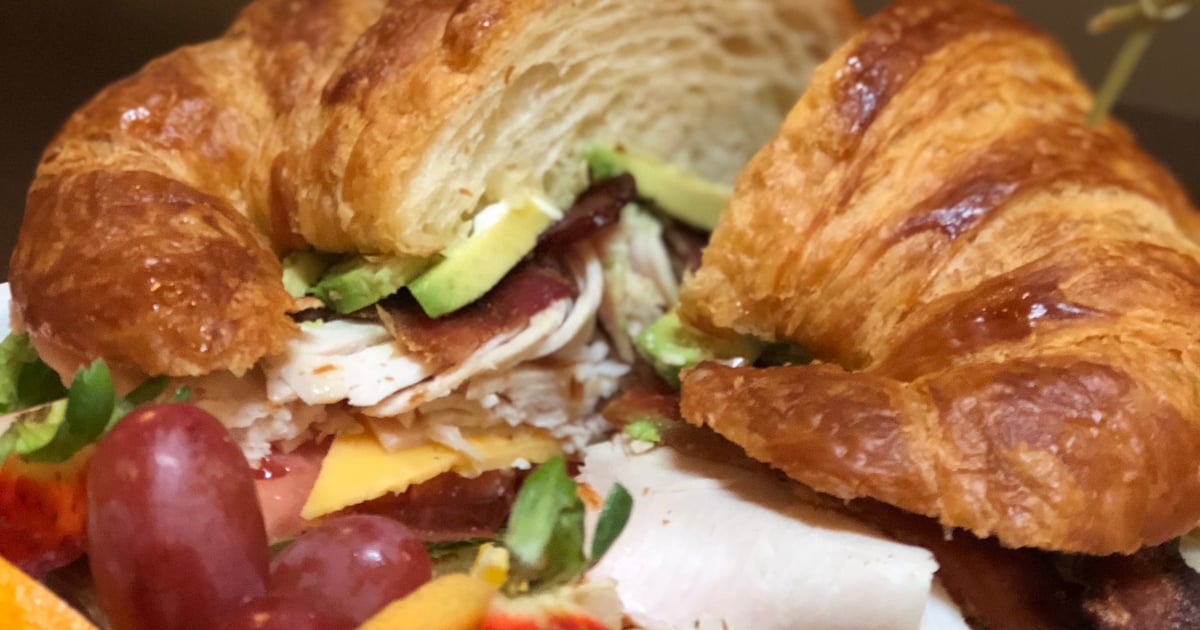 California Club Croissant Sandwich - I Heart Eating