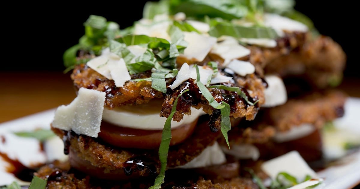 Eggplant Napolean Main Menu Tomatoes Italian Grille and Bar