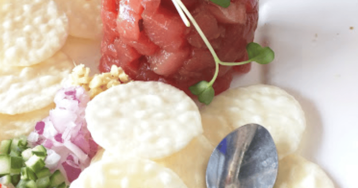 Tuna Tartare Menu Dog Watch Cafe in CT