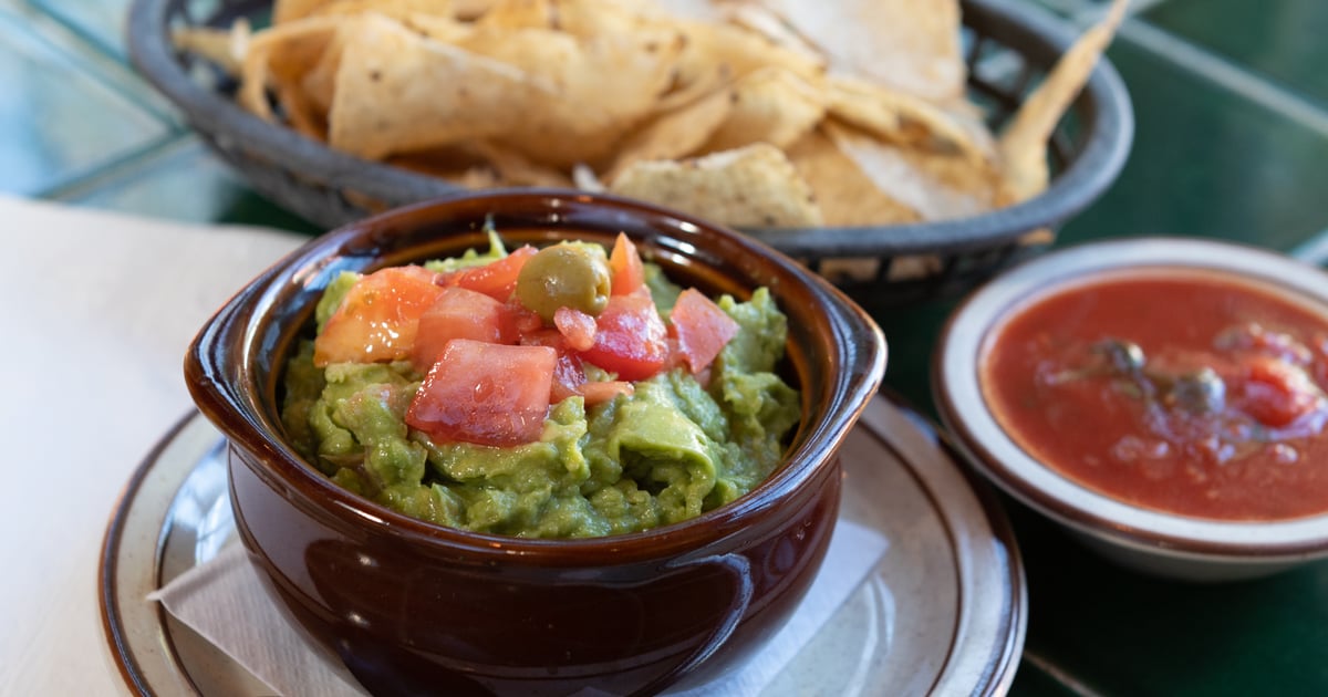 Guacamole Menu El Nibble Nook Mexican Restaurant in MI
