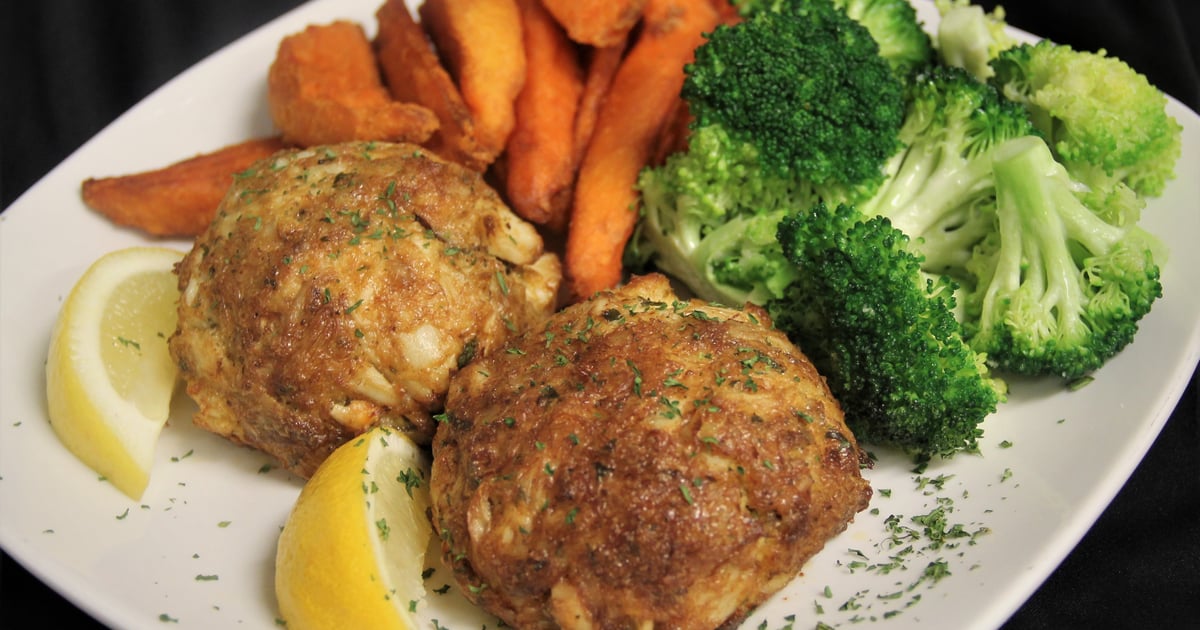 Jumbo Lump Crab Cakes - Dinner Menu - Hudson's At Main Street- Restaurant  in Columbus, GA