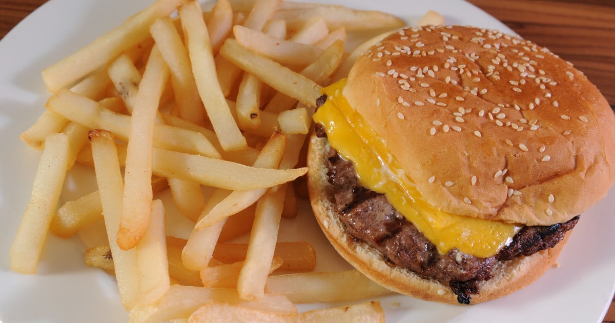 Kids Cheeseburger and fries Dinner Menu Served All Day El Paraiso