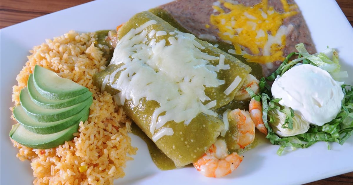 Camaron Enchiladas Online Menu El Paraiso Mexican Cuisine Mexican