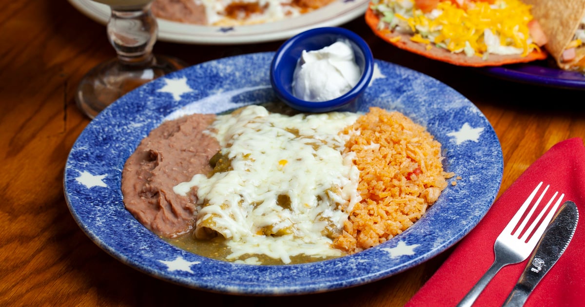 Enchiladas Verdes Menu The Republic of Texas Restaurant American Restaurant in San Antonio, TX