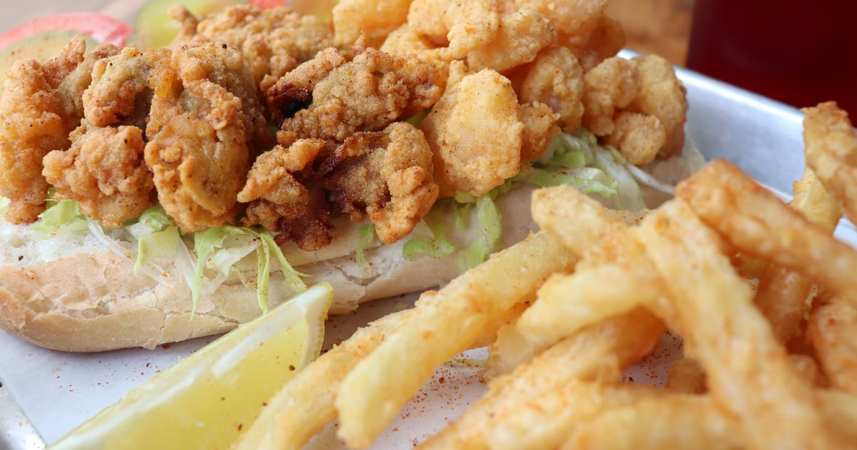 AUTHENTIC NAWLINS' PO' BOY - Main Menu - Bayou'Q - Cajun & Barbecue ...