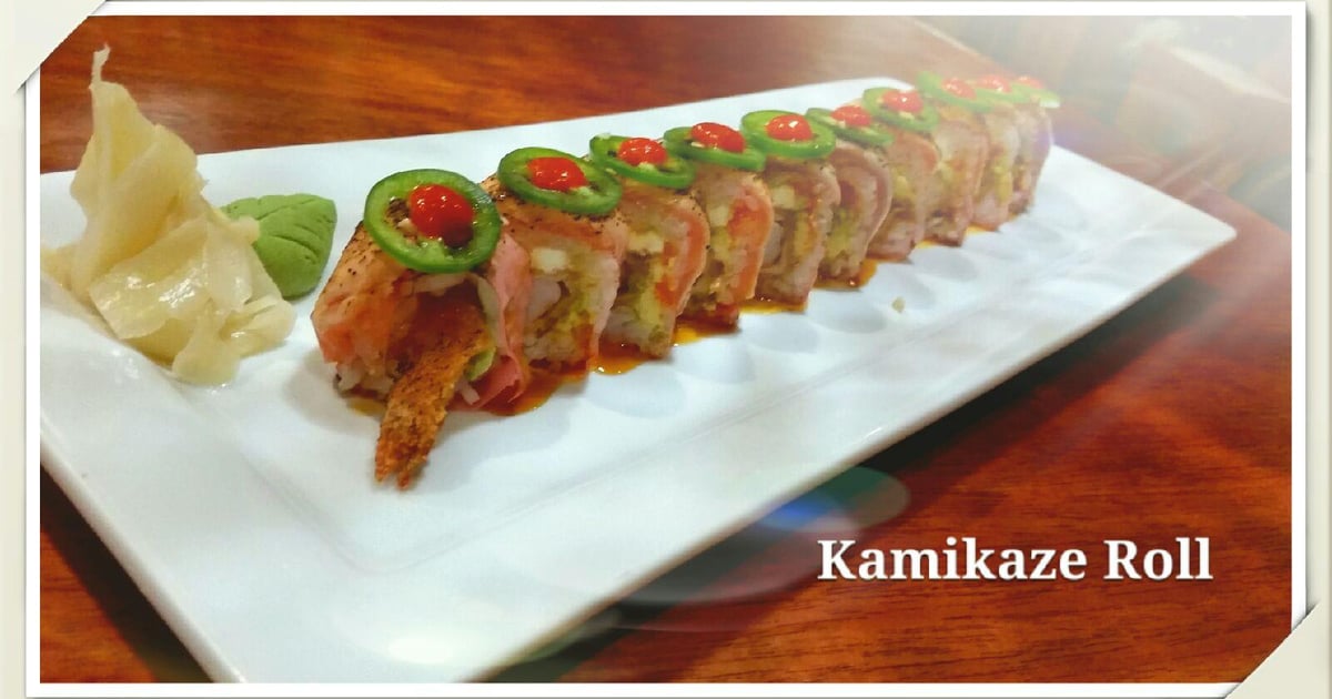 Hotlanta Roll Dinner Fuji Hana East Cobb Asian Restaurant in