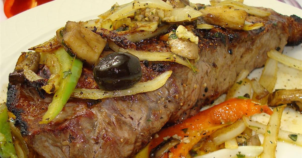 Steak Italiano* - Restaurant Menu. - Olive Grove Restaurant & Lounge ...