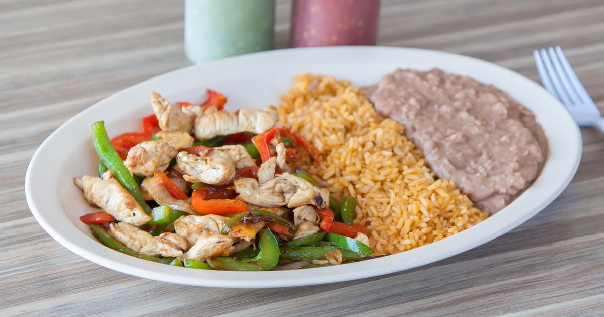 Shrimp Fajita (Camarones) Main Menu El Famous Burrito Authentic🔥