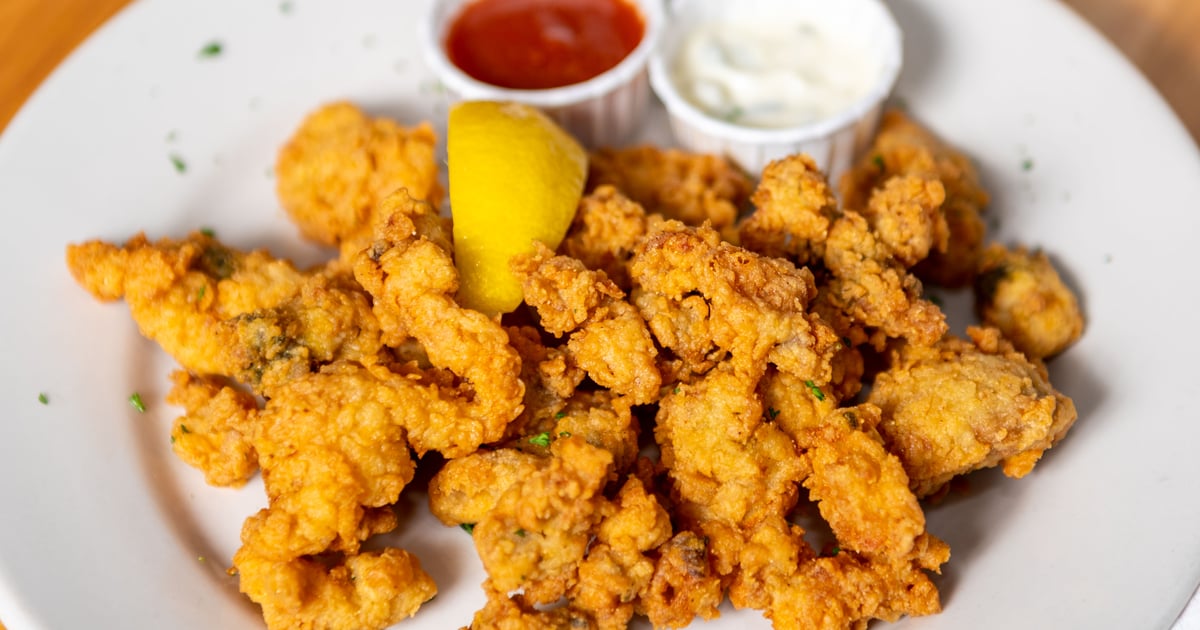Whole Ipswich Clams with The Bellies Dinner Menu O'Brien's Crabhouse