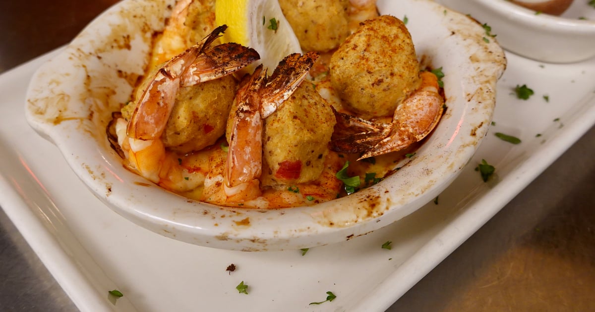 Stuffed Shrimp Dinner Menu O'Brien's Crabhouse