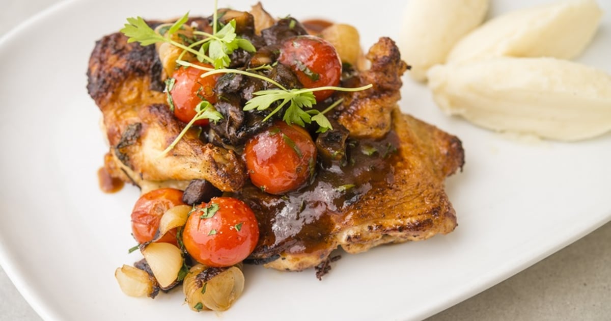 Roasted airline chicken breast deck all day menu the deck seafood 