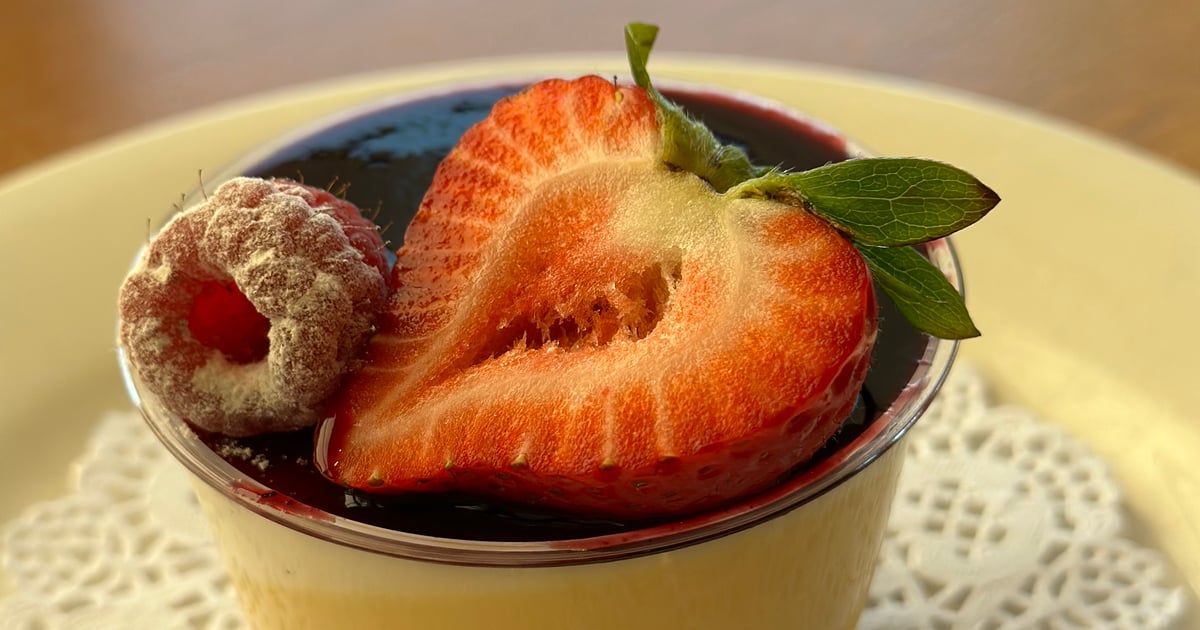 Mango Vanilla Panna Cotta Desserts Brodard Chateau Vietnamese