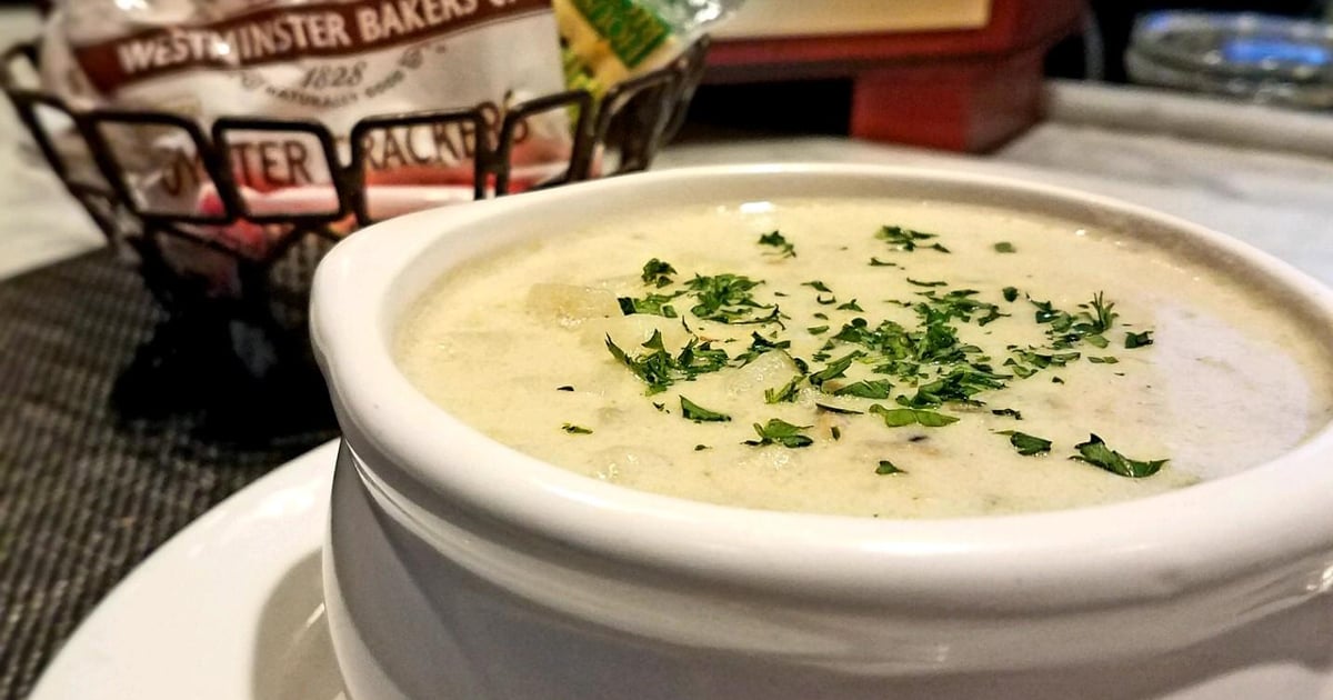 New England Clam Chowder Brunch Village Tavern