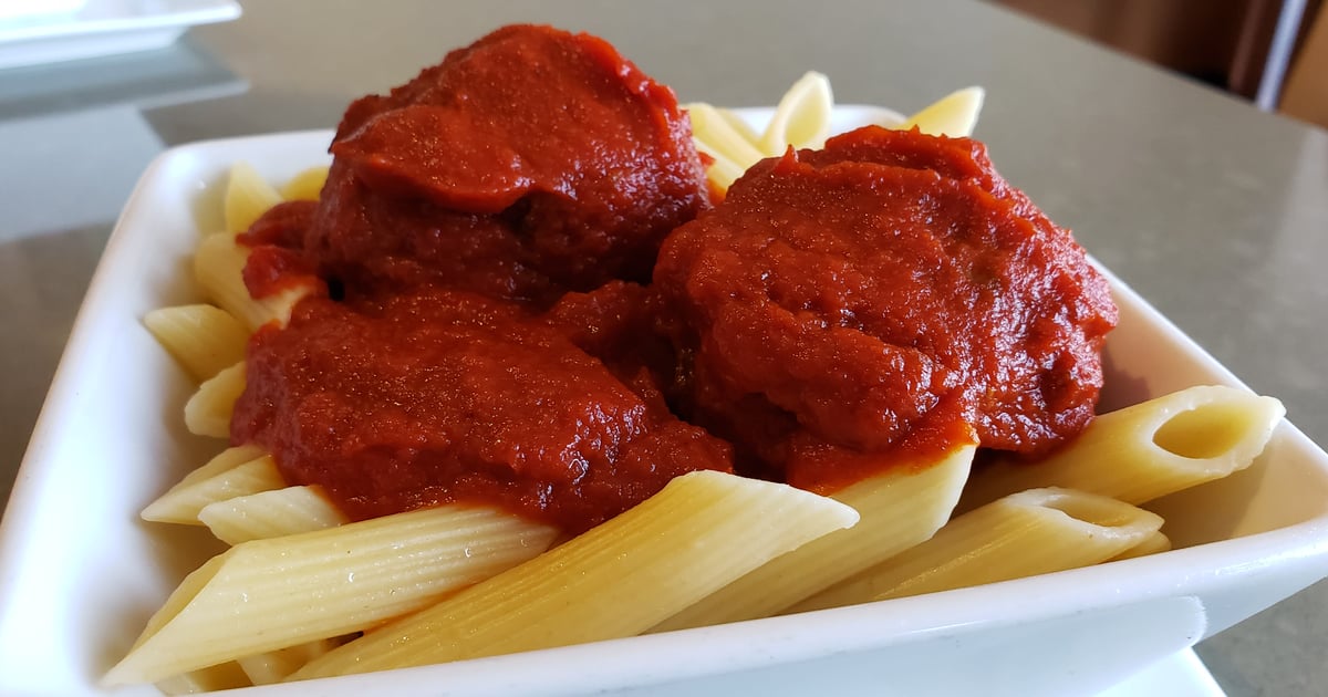 Penne with Meatballs (AGF) Children's Menu Wicked Restaurant and