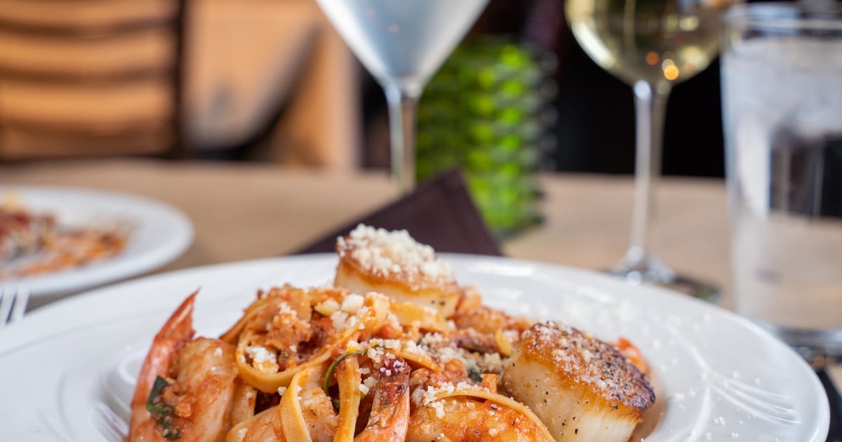 SEAFOOD PASTA* Dinner Bricco Restaurant Akron