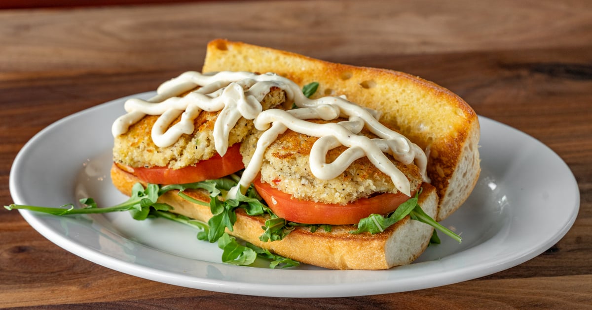 Crab Cake Po'Boy Takeout Menu Creekside Restaurant