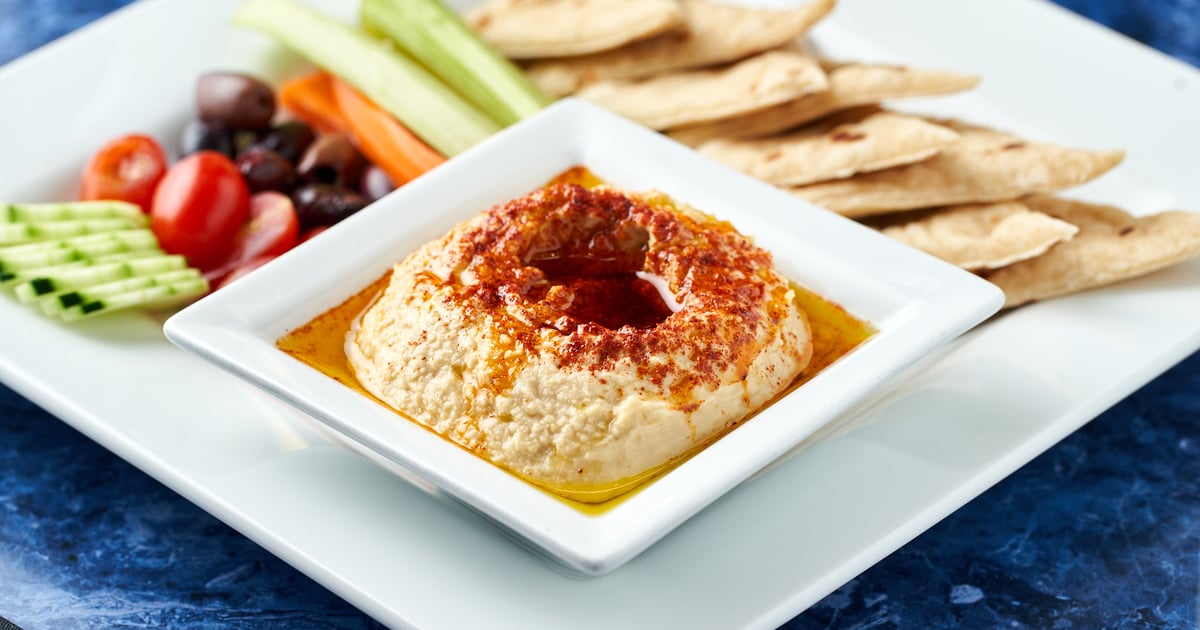Hummus And Pita Plate Main Menu Blu Burger Grille Burger Joint in
