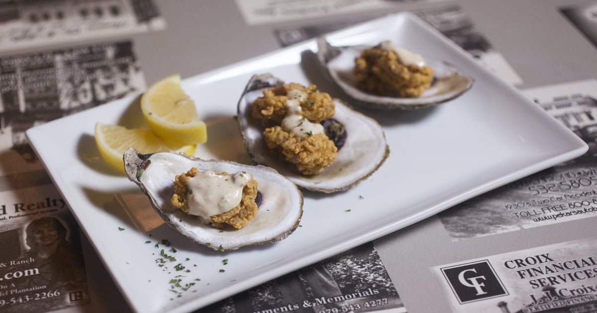 Fried Oysters Greek's 85 Social Hour Greek Bros. Oyster Bar & Grill