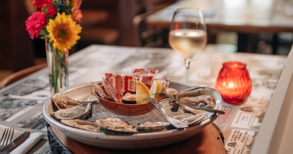 Oysters on the Half Shell Greek's 85 Social Hour Greek Bros. Oyster