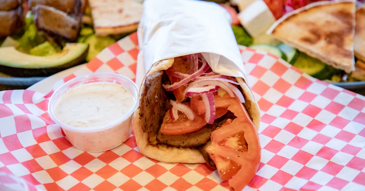 Gyro Menu Paul's Place Fast Food Restaurant in CA