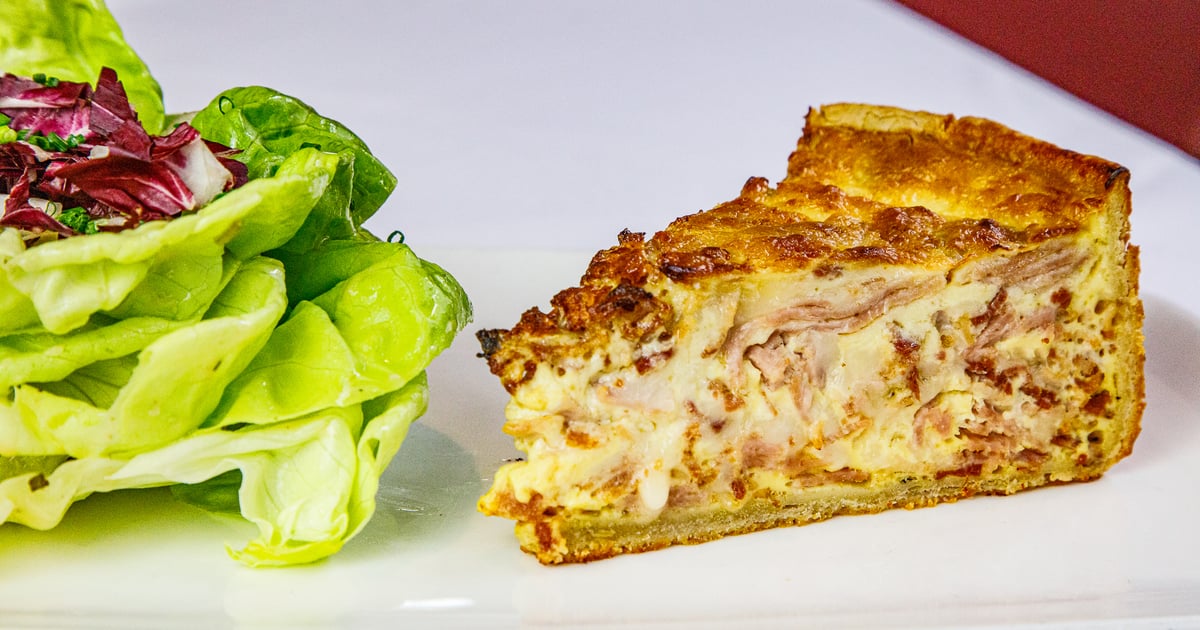 Quiche Du Jour Brunch Toulouse Cafe and Bar French Restaurant in TX