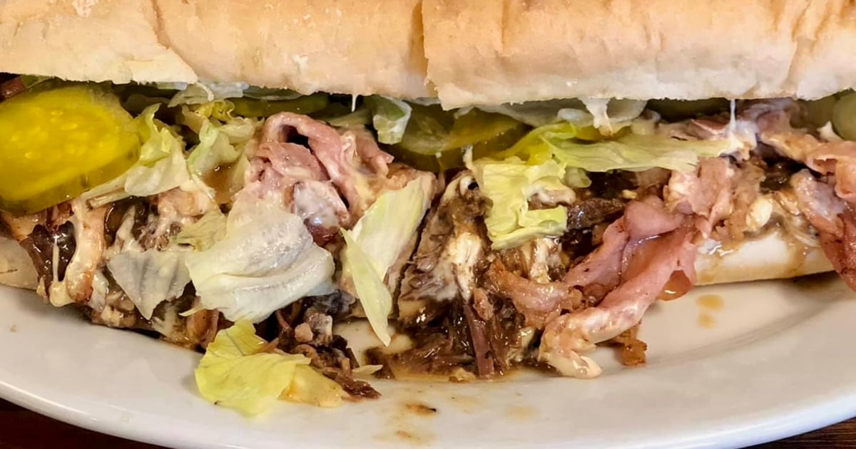 The Monster Menu Pepper on 23 Southern Restaurant in Belle Chasse, LA