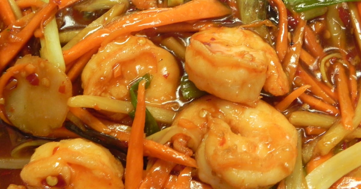 Szechuan Shrimp Menu Halal Chinese