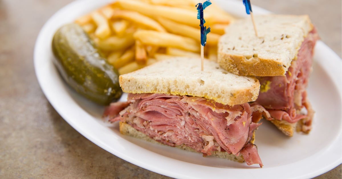 Hot Pastrami Sandwich Lunch & Dinner Danny's Deli & Grill