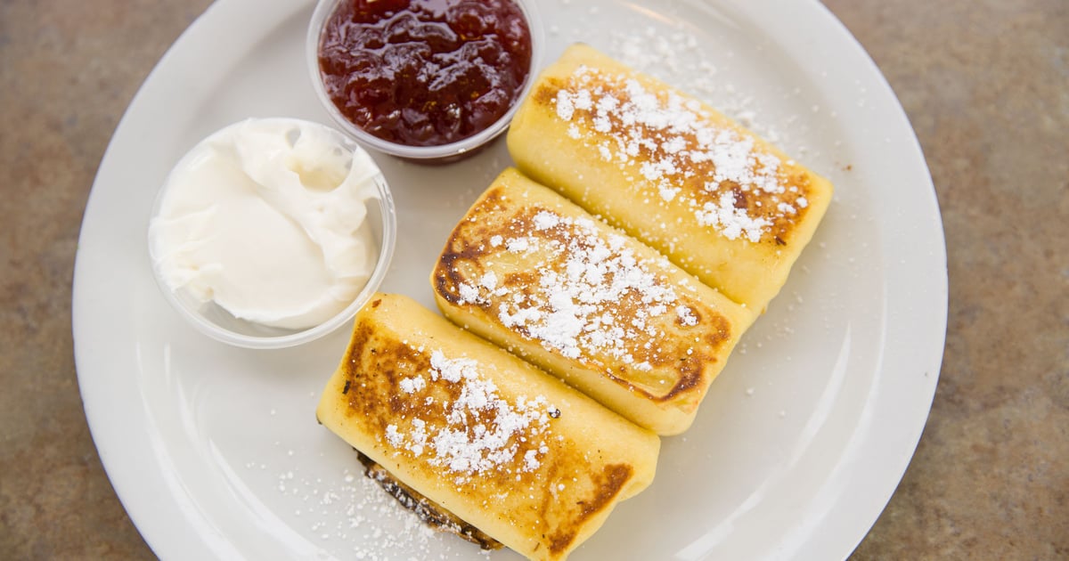 Cheese Blintzes Breakfast Danny's Deli & Grill Restaurant in