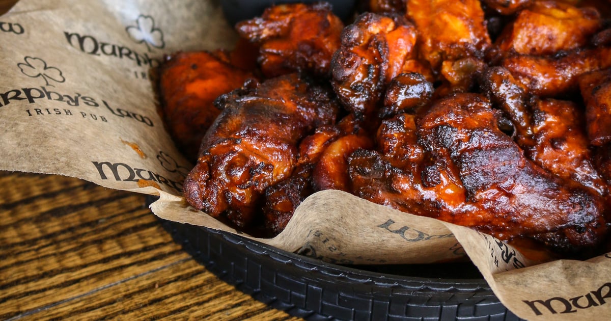 Jameson Smoked Wings Murphy's Law Irish Pub Pub in Chandler, AZ