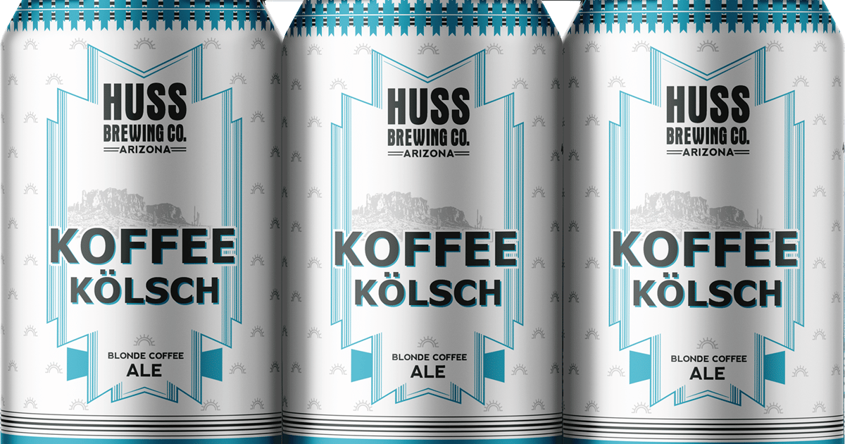 Koffee Kolsch 6pk Uptown Beer and N/A Beverage Menu Huss Brewing Co.