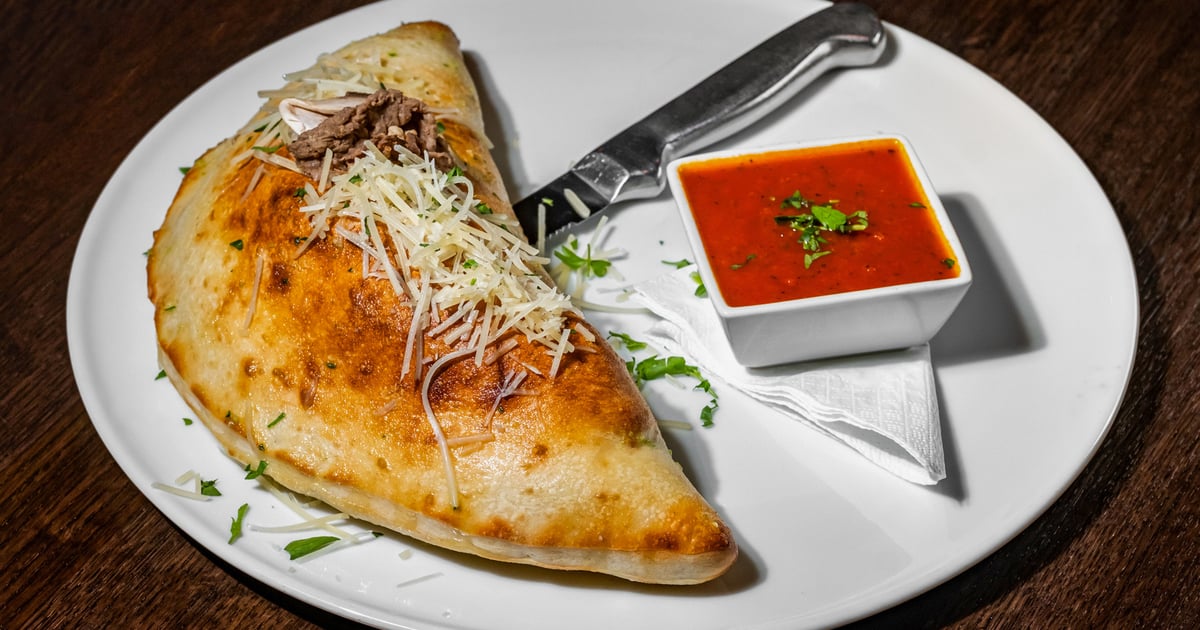 Chopped Steak Calzone - EATaliano Kitchen Bar - Italian Restaurant in GA