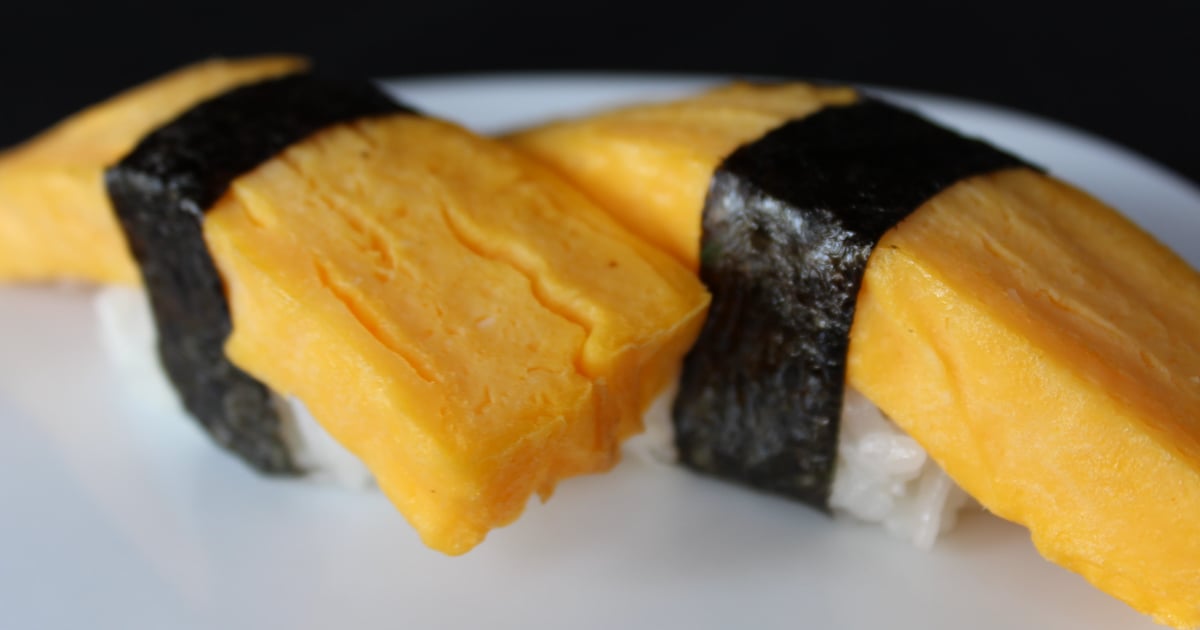 Egg Omelet Tamago Sushi Sushi 101 Japanese