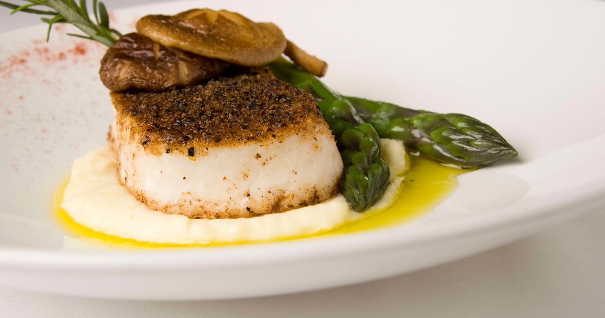 Pan Seared Sea Bass PrixFixe Menu Bayside Restaurant Fine Dining Restaurant in Newport
