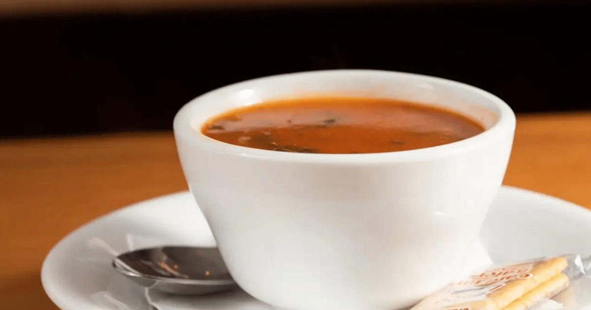 CUP TOMATO FLORENTINE Maitland Menu Ordering Peach Valley Cafe