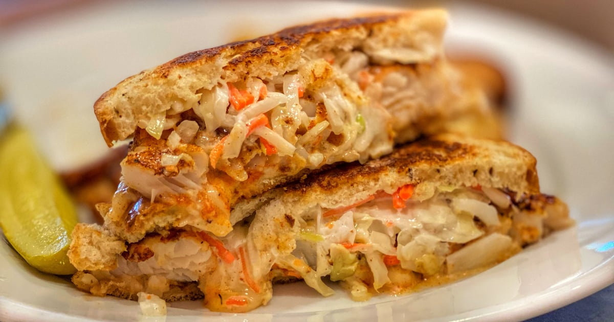 Blackened Fish Reuben Sandwich - Peach Valley Cafe | Best Breakfast ...