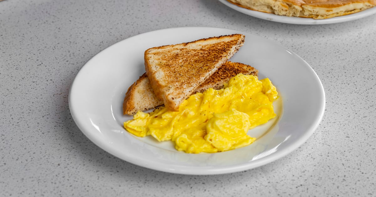 KID SCRAMBLED EGGS & TOAST Maitland Menu Ordering Peach Valley Cafe