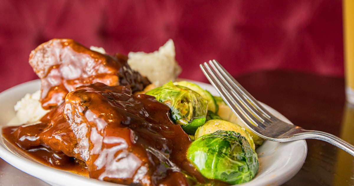 guinnessbraised short ribs Dinner Menu Precinct 10 Bar & Grill