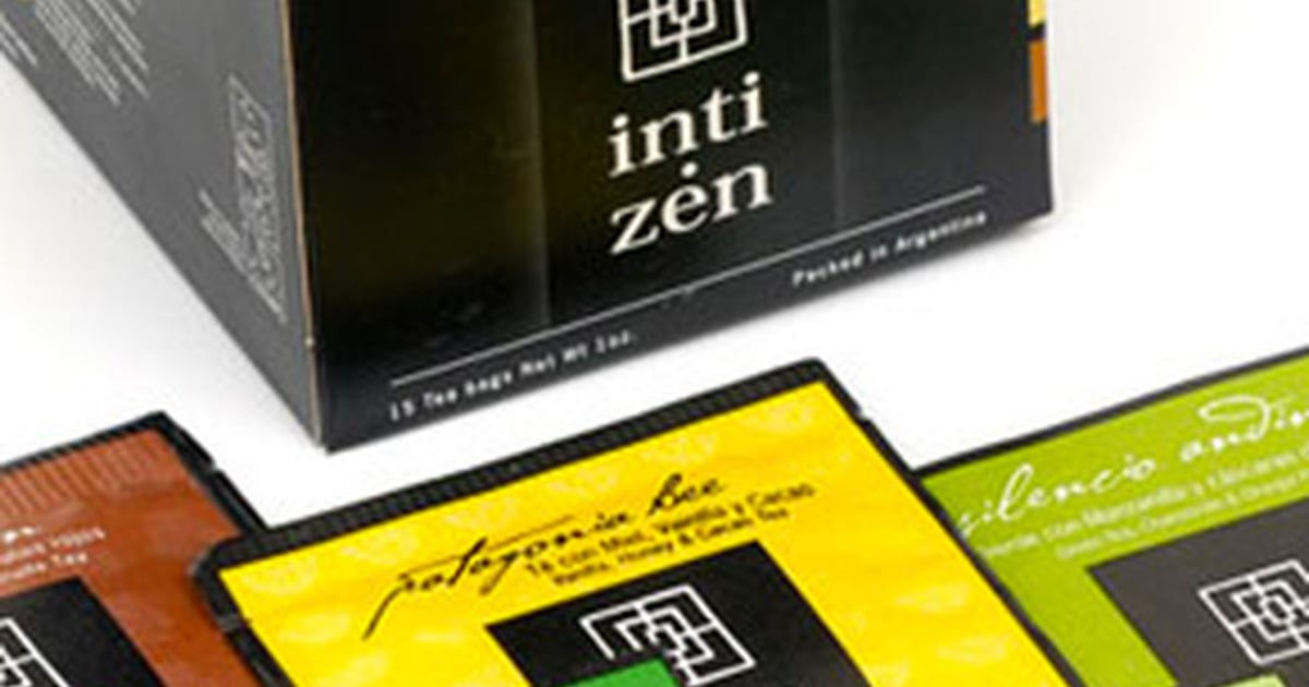 Inti Zen Tea (box of 15 tea bags) Menu Cocina Milonga